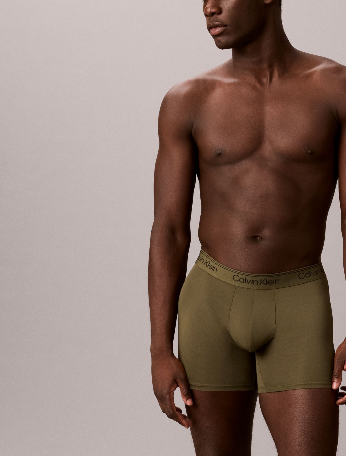Microfiber Stretch 3-Pack Boxer Brief - Bronze Flash/Black/Olive Night