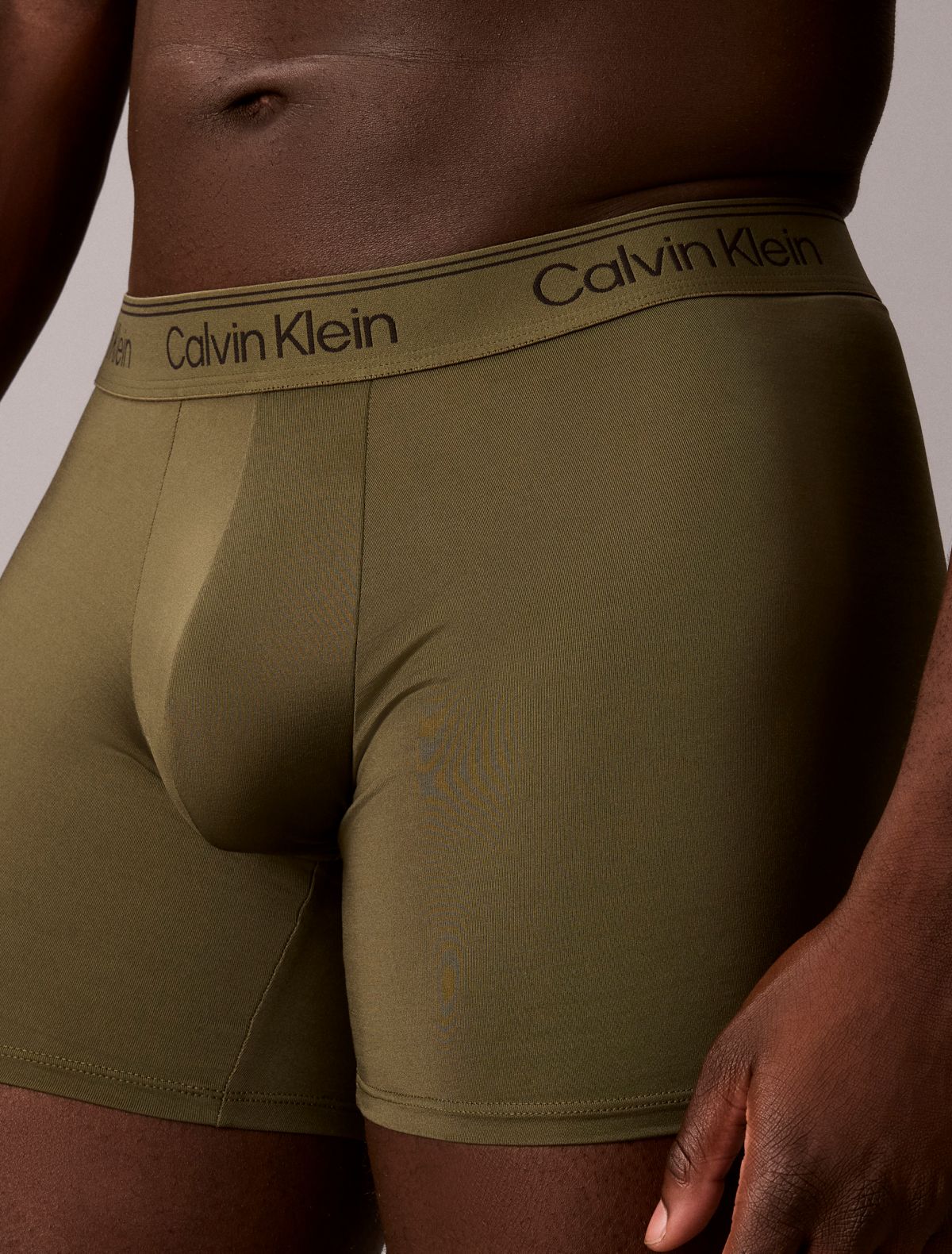 Microfiber Stretch 3-Pack Boxer Brief - Bronze Flash/Black/Olive Night