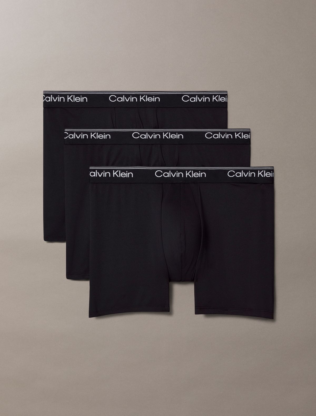 Microfiber Stretch 3-Pack Boxer Brief - Black