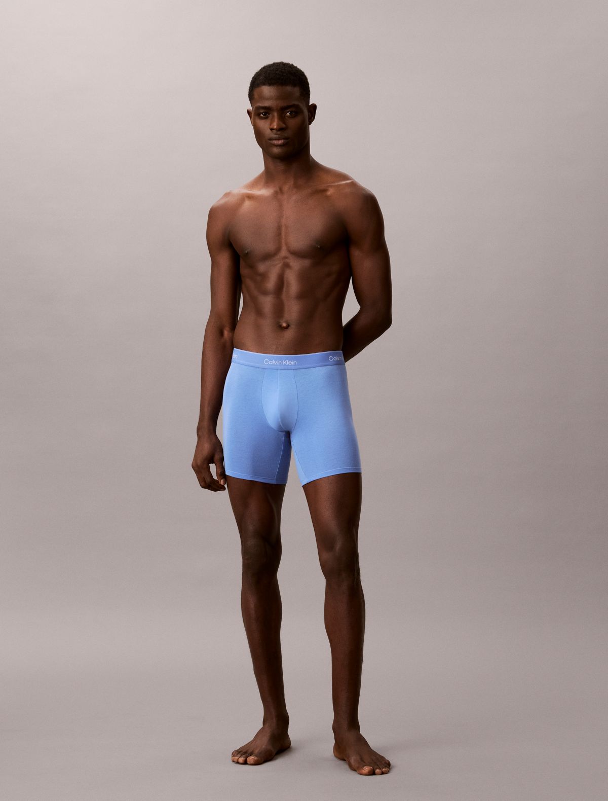 Icon Cotton Stretch 7-Pack Boxer Brief - Misty Grey Multi