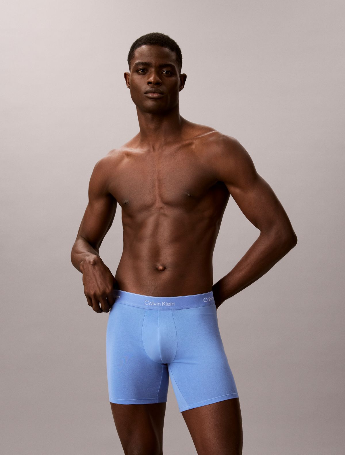 Icon Cotton Stretch 7-Pack Boxer Brief - Misty Grey Multi