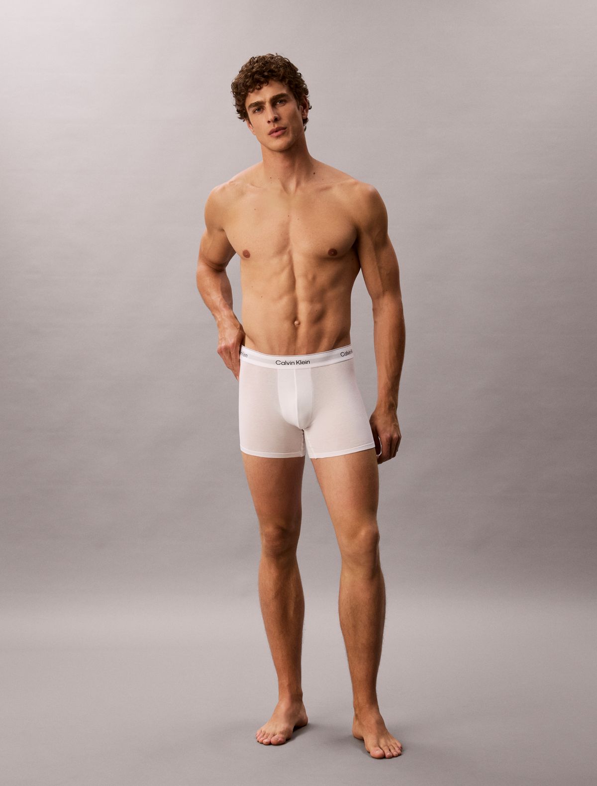 Icon Cotton Stretch 7-Pack Boxer Brief - White