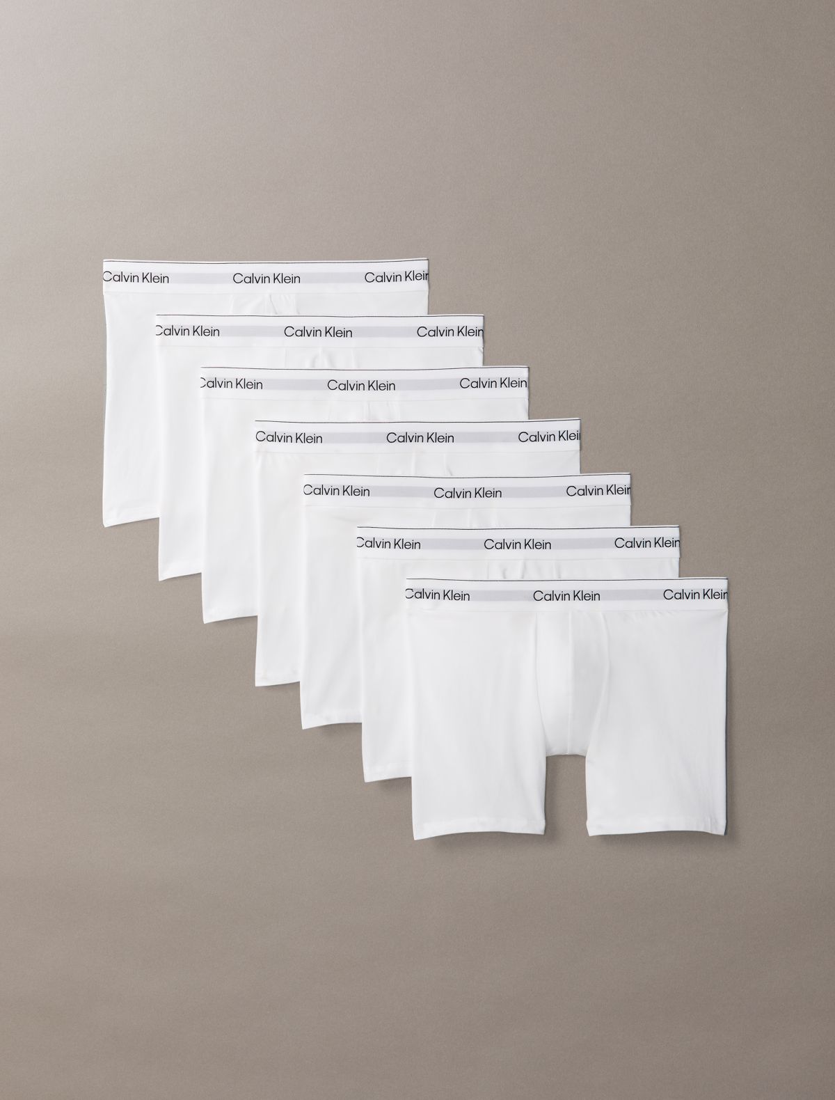 Icon Cotton Stretch 7-Pack Boxer Brief - White