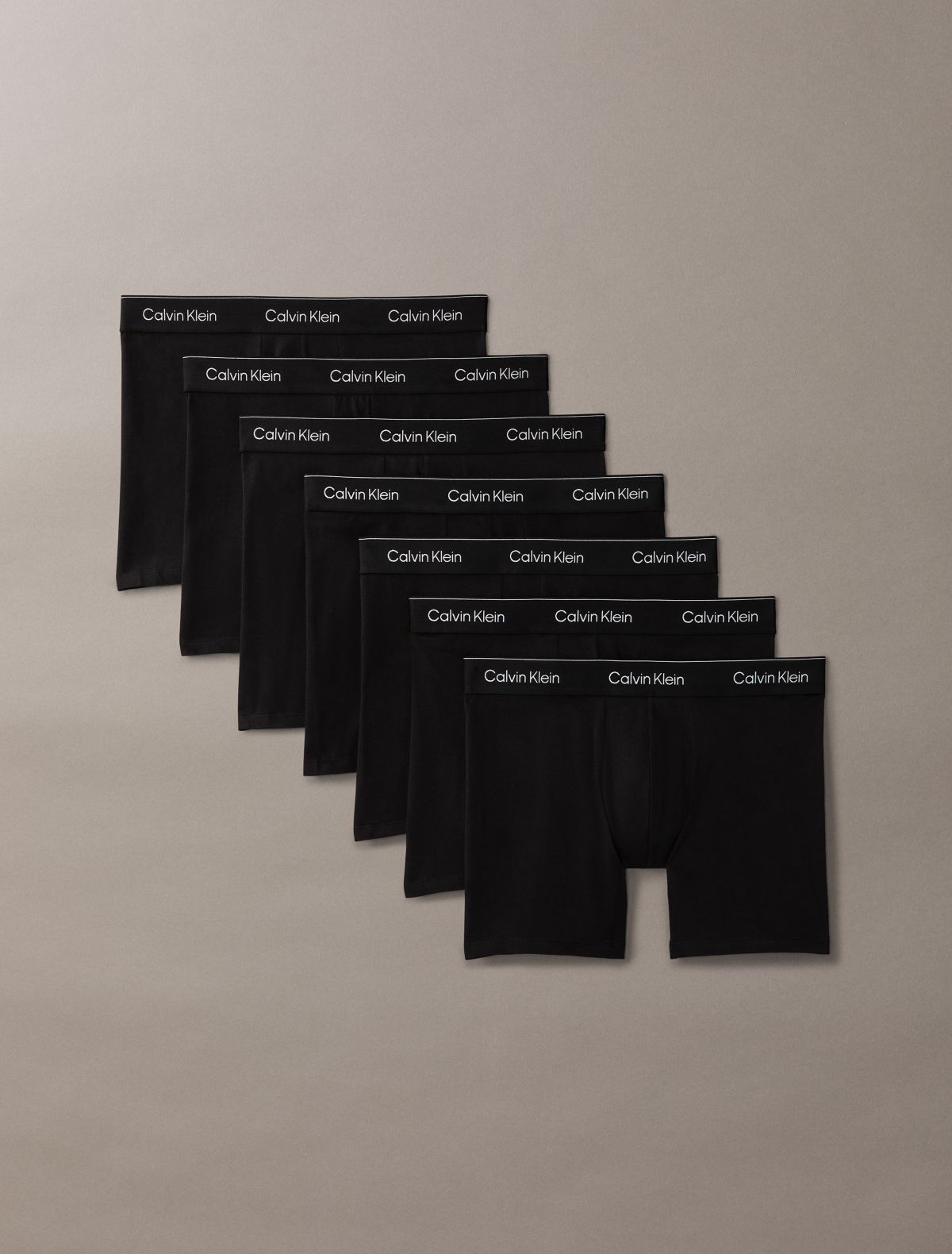 Icon Cotton Stretch 7-Pack Boxer Brief - Black