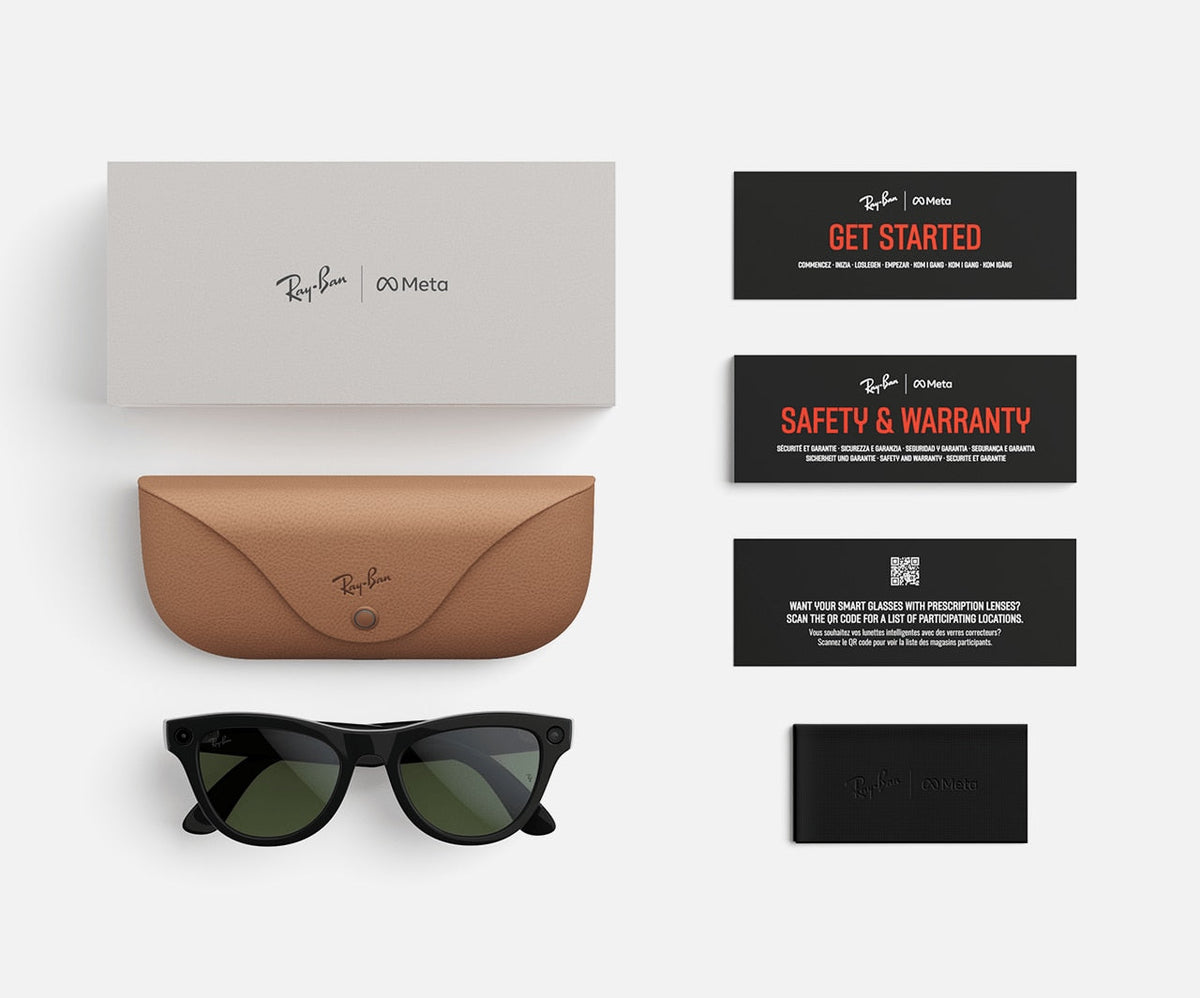 Ray-Ban Meta (Gen 2) Skyler - Brillant Noir / Incolore/Améthyste