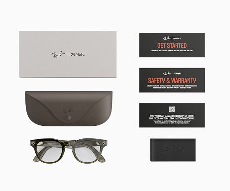 Ray-Ban Meta (Gen 2) Scriber Optics - Poli Olive foncé transparent / Verres de Démonstration