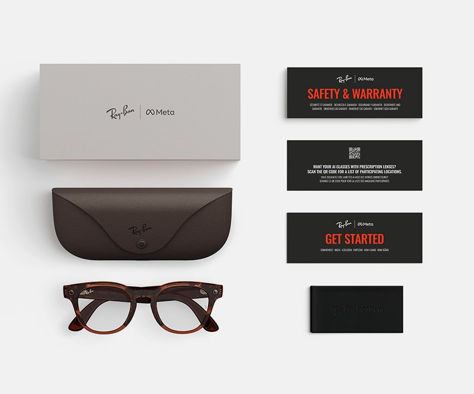 Ray-Ban Meta (Gen 2) Scriber Optics - Brillant Havana / Verres de Démonstration