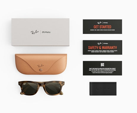 Ray-Ban Meta (Gen 3) Wayfarer - Poli Havana / Vert G-15