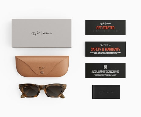 Ray-Ban Meta (Gen 3) Zena - Poli Havana / Dégradé Marron