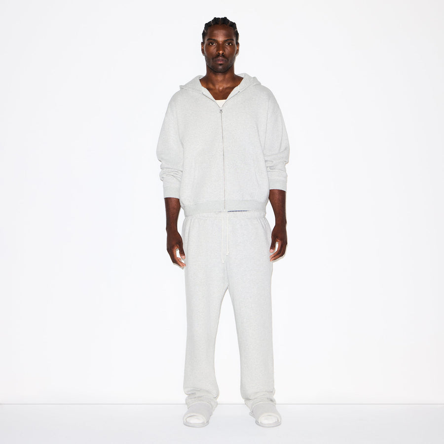 Mens Relaxed Zip Up Hoodie