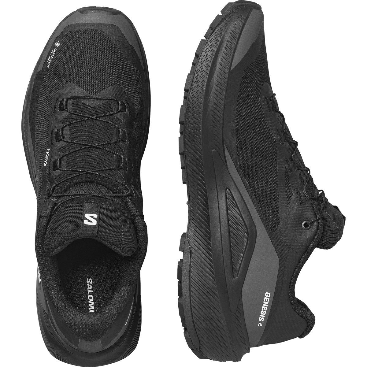 Salomon GENESIS 2 GORE-TEX Homme - Black / Black / White - vue 2