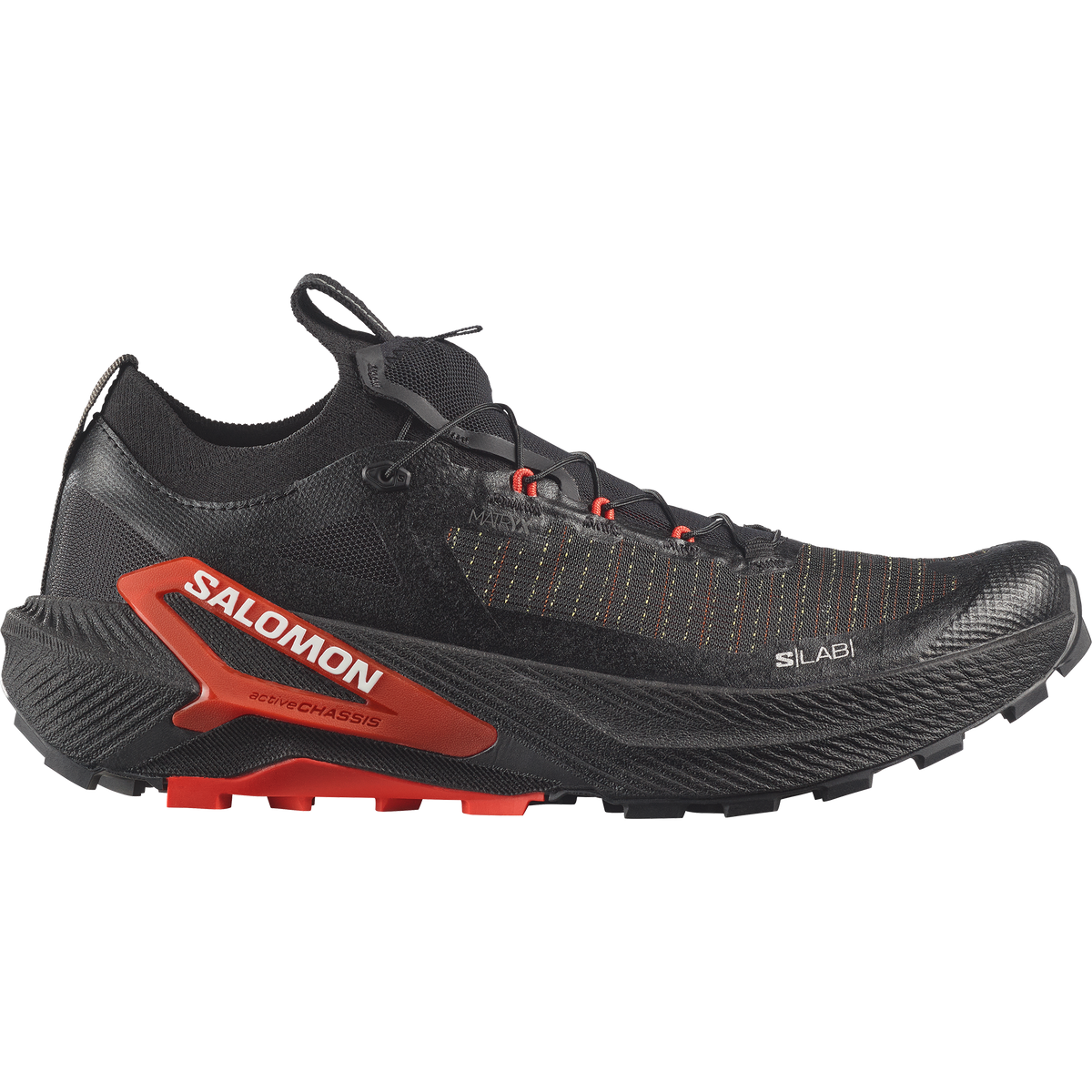 Salomon S/LAB GENESIS 2 Unisexe - Black / Black / Fiery Red
