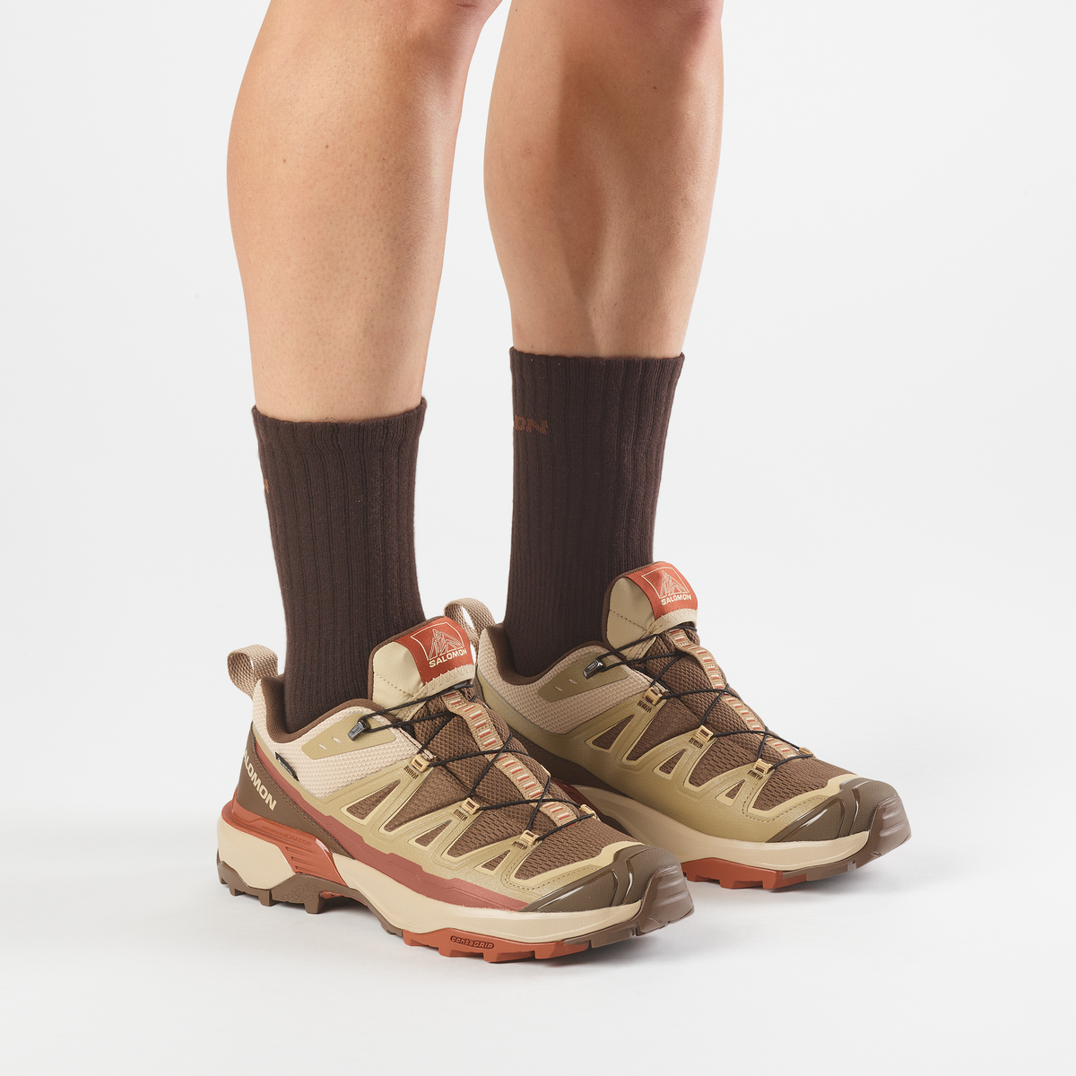 Salomon X ULTRA 360 EDGE GORE-TEX Homme - Dark Earth / Safari / Arabian Spice - vue 4