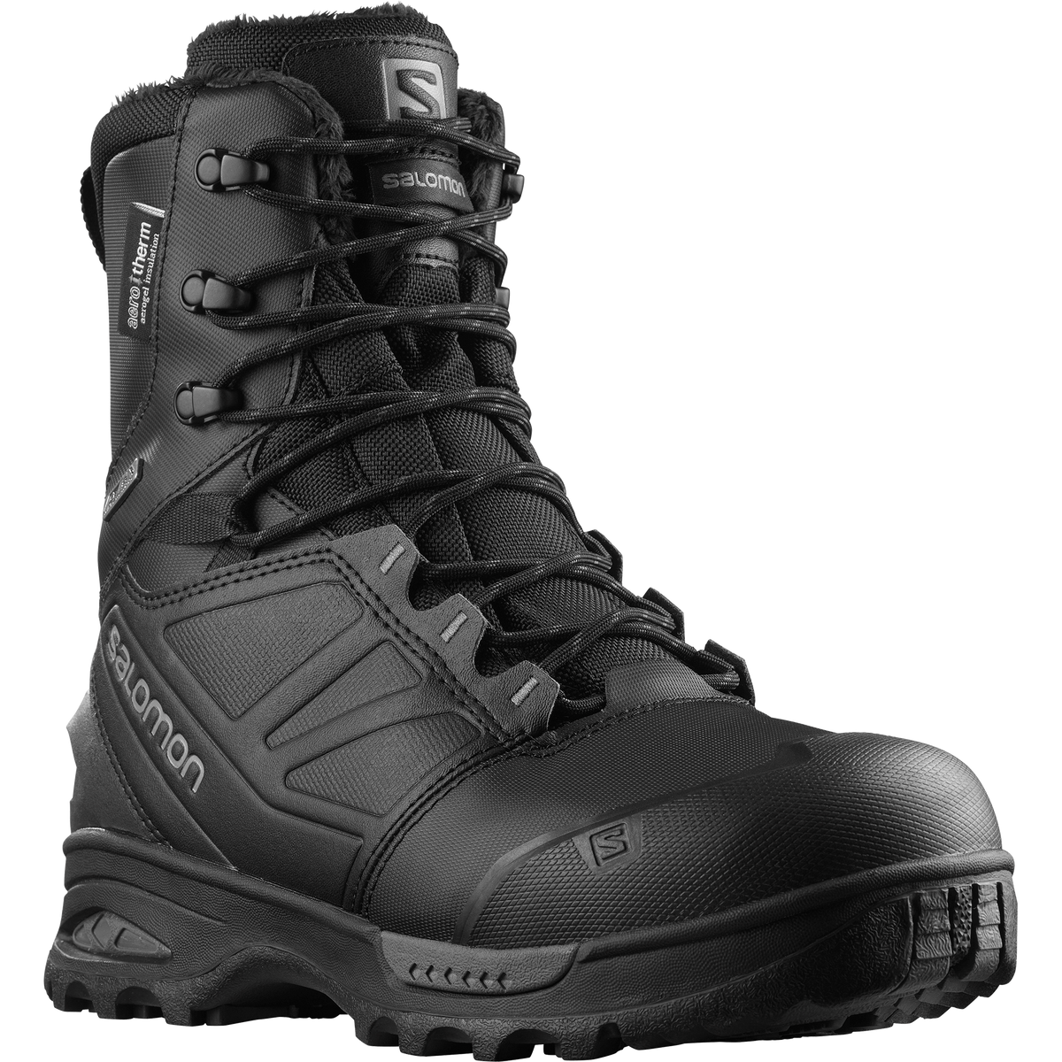 Salomon TOUNDRA PRO CLIMASALOMON™ WATERPROOF Homme - Black / Black / Magnet - vue 4