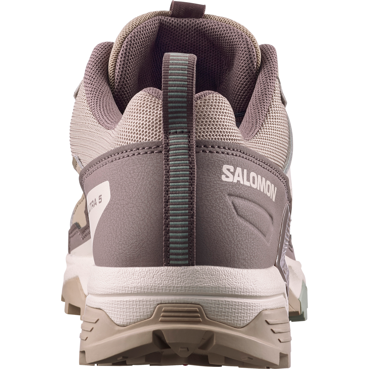 Salomon X ULTRA 5 Femme - Desert Tan / Iron / Green Milieu - vue 6