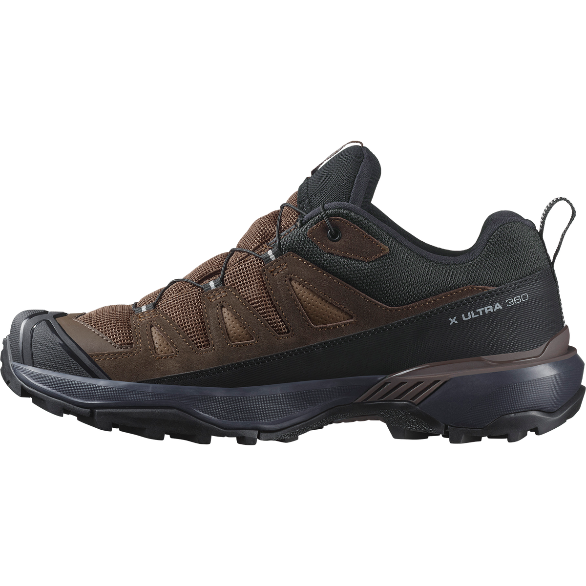 Salomon X ULTRA 360 LEATHER GORE-TEX Homme - Dark Earth / Delicioso / Sharkskin - vue 3