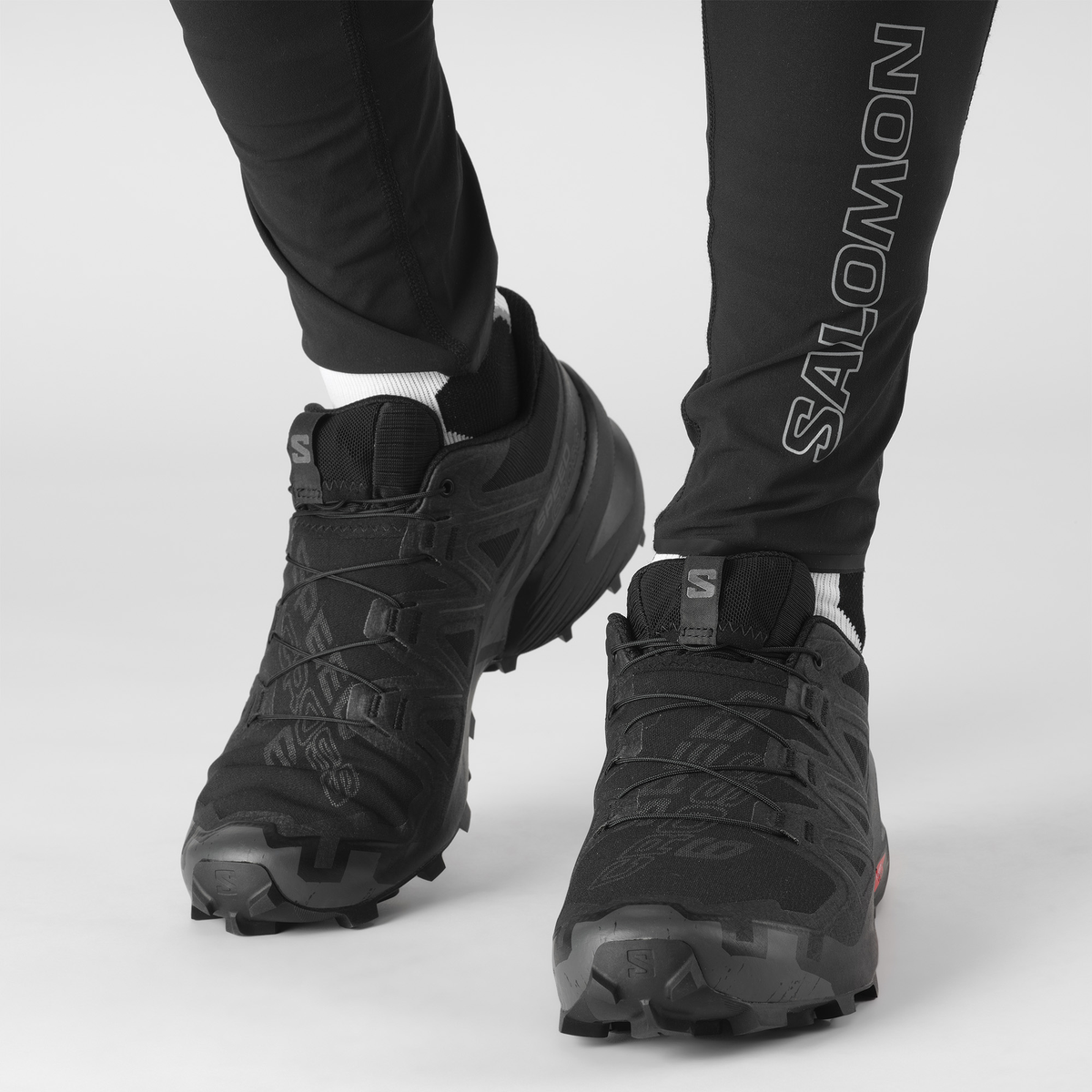 Salomon SPEEDCROSS 6 WIDE Homme - Black / Black / Phantom - vue 4