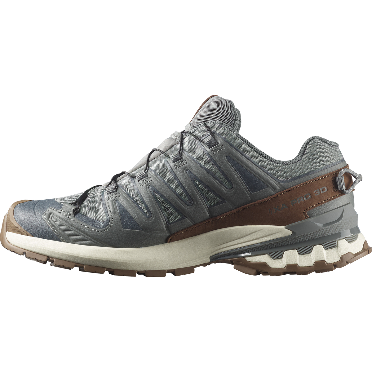 Salomon XA PRO 3D V9 GORE-TEX LIFELONG Homme - Sedona Sage / Coyote Brown / Vanilla Ice - vue 3