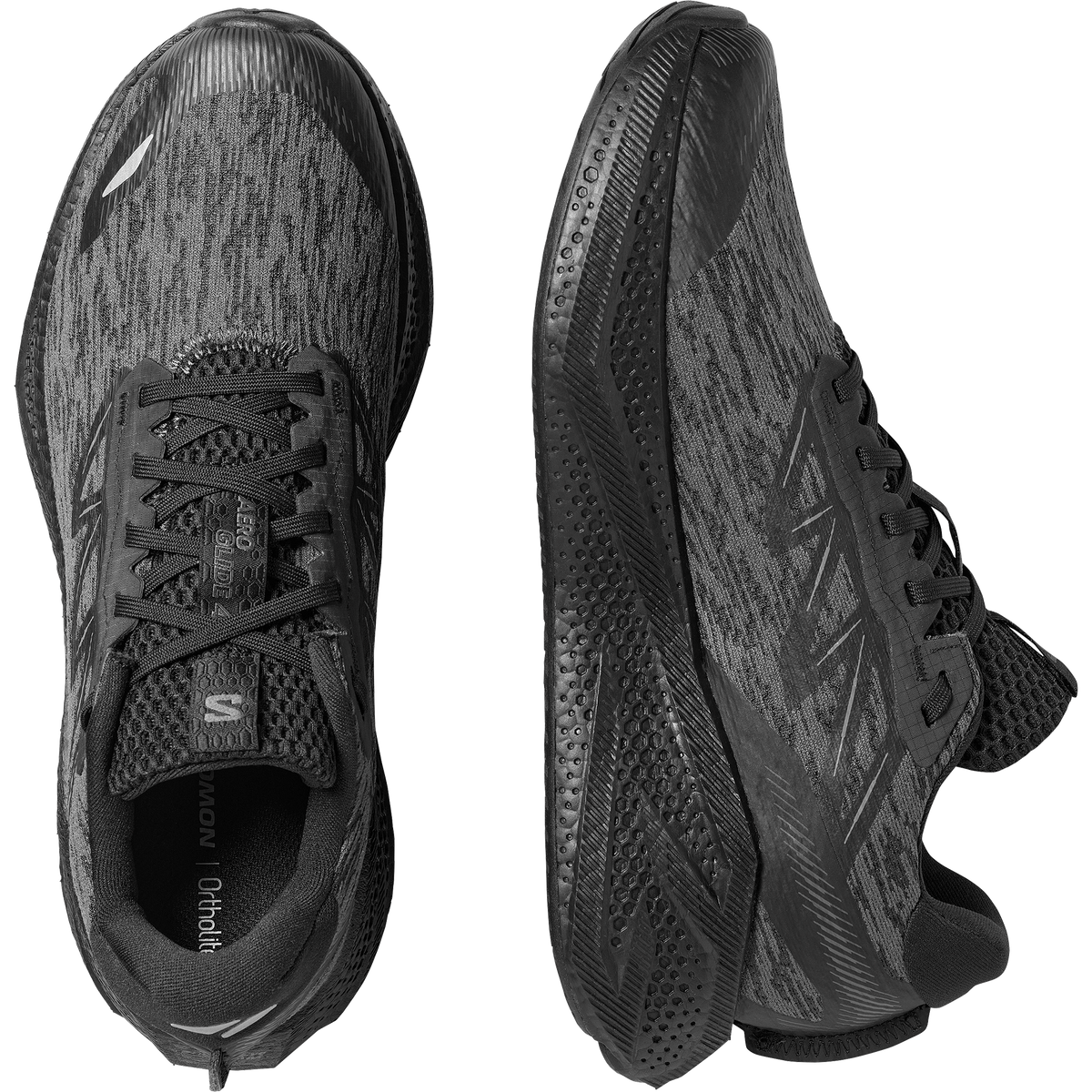 Salomon AERO GLIDE 4 Homme - Black / Black / Asphalt - vue 2
