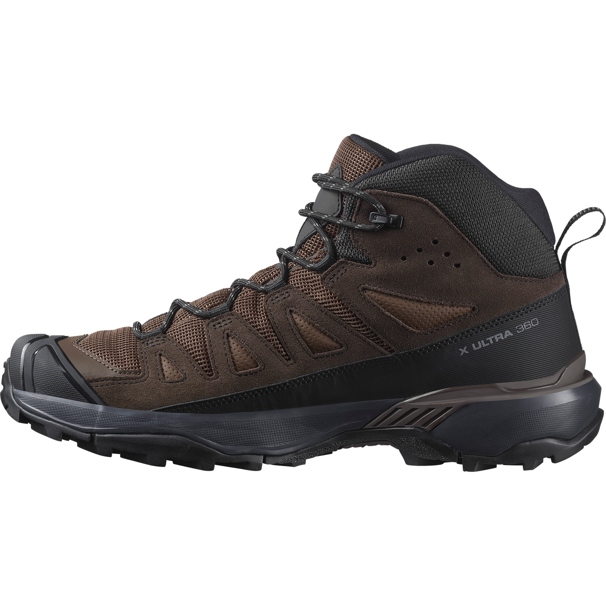 Salomon X ULTRA 360 LEATHER MID GORE-TEX Homme - Dark Earth / Delicioso / Castlerock - vue 3
