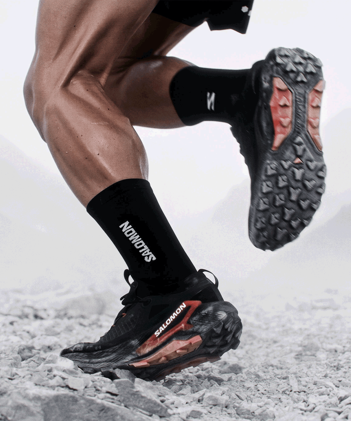 Salomon S/LAB GENESIS 2 Unisexe - Black / Black / Fiery Red - vue 3