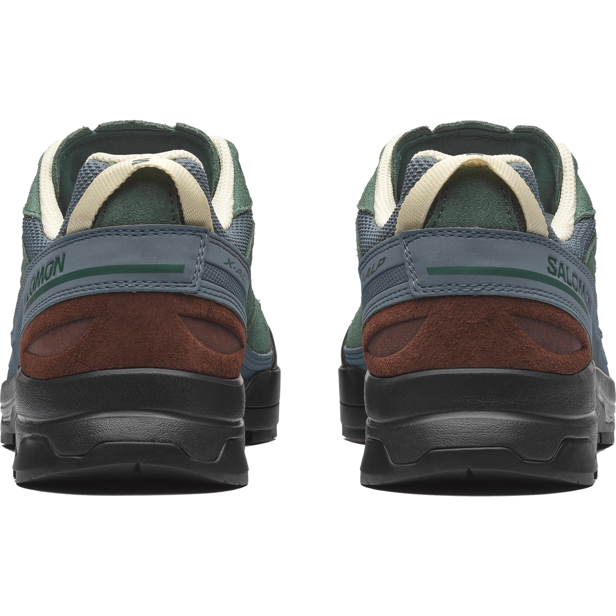 Salomon X-ALP LEATHER Unisexe - Bistro Green / Stormy Weather / Black - vue 4