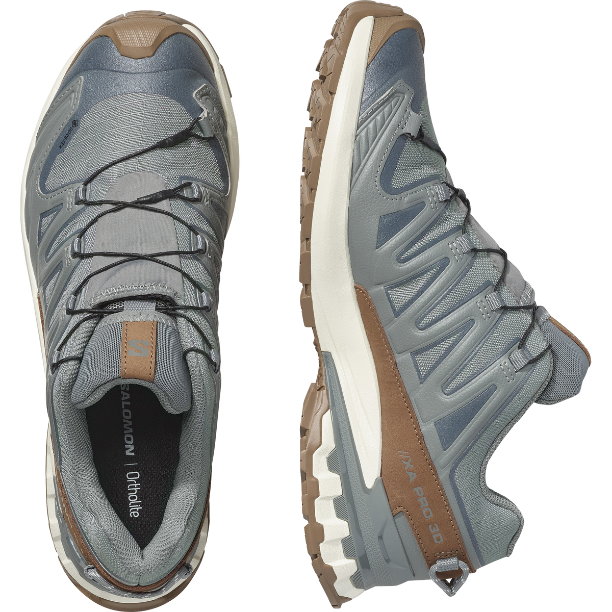 Salomon XA PRO 3D V9 GORE-TEX LIFELONG Homme - Sedona Sage / Coyote Brown / Vanilla Ice - vue 2