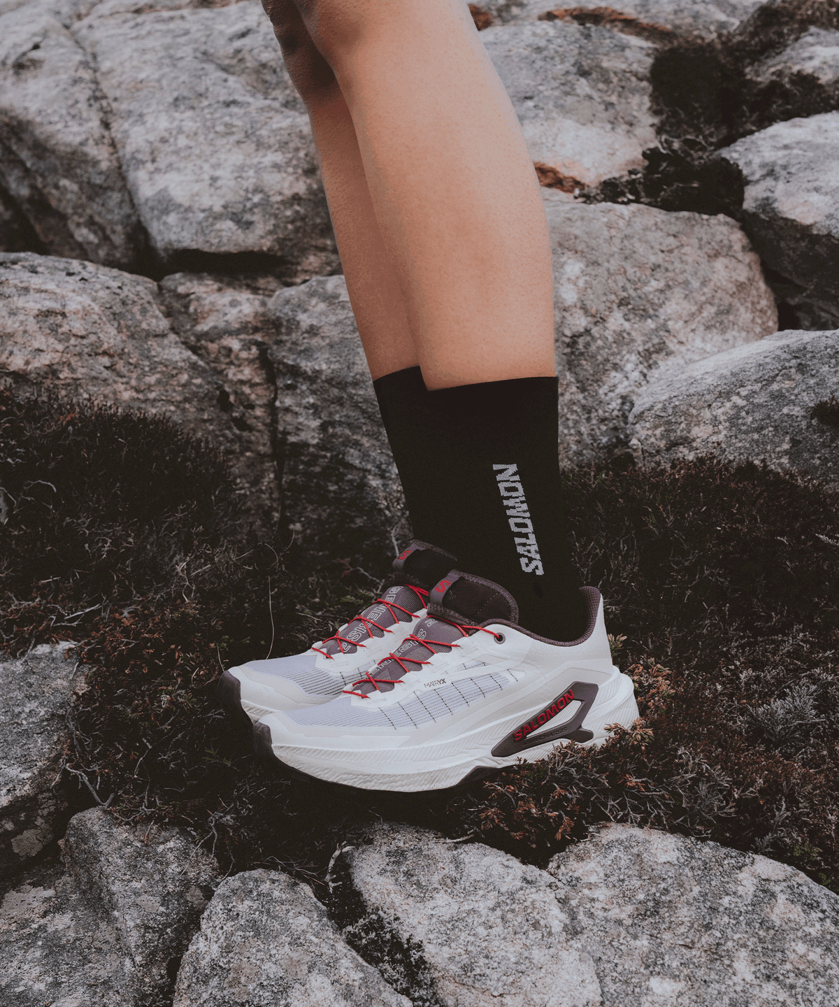 Salomon GENESIS 2 Femme - Vanilla Ice / Huckleberry / Lava Falls - vue 6