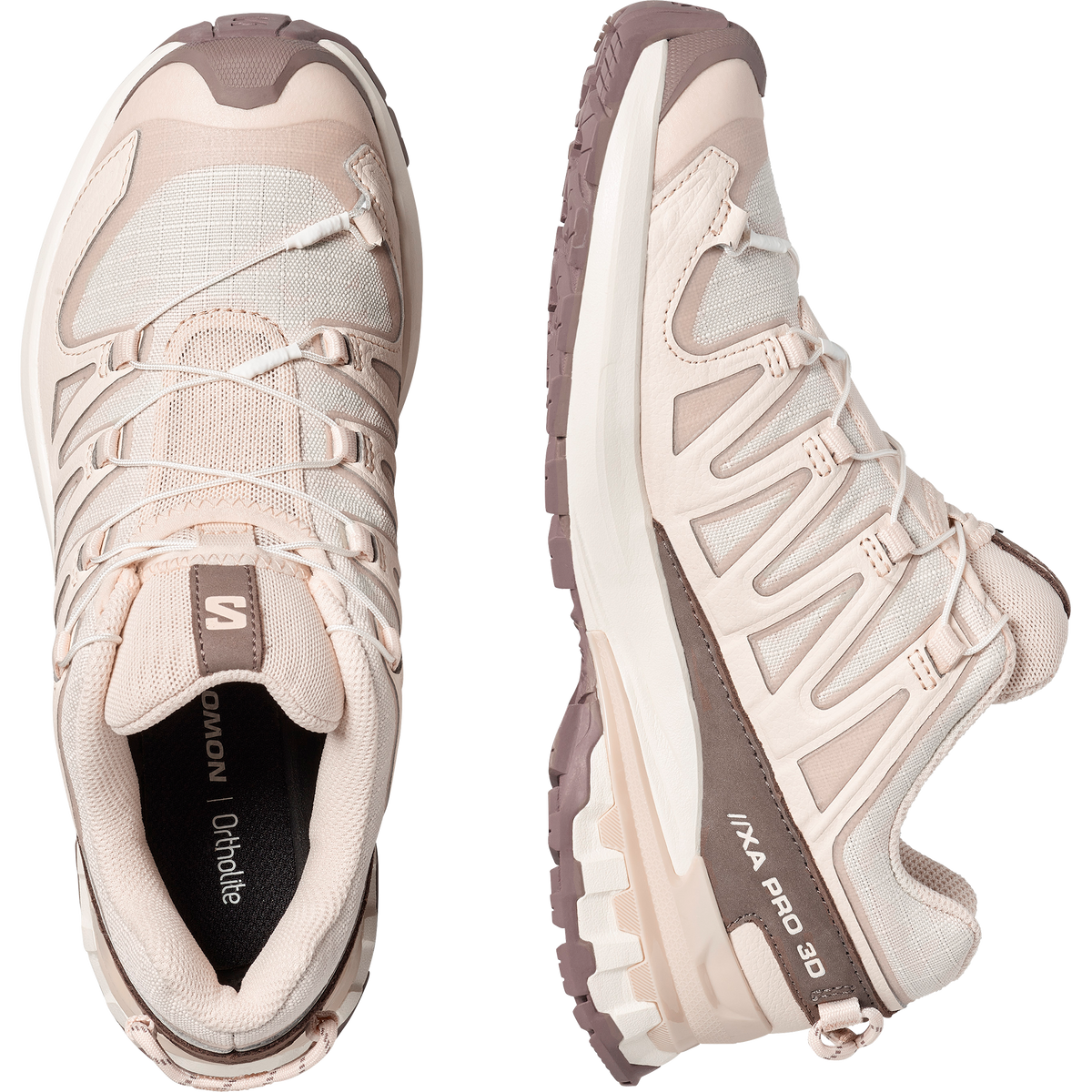 Salomon XA PRO 3D V9 LIFELONG Femme - Tapioca / Tapioca / Iron - vue 2