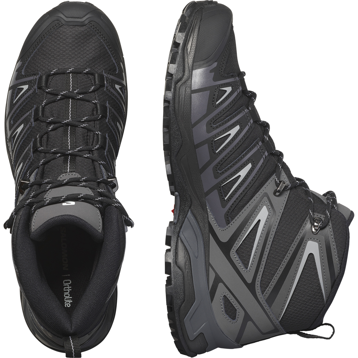 Salomon EXVANTAGE MID WATERPROOF Homme - Black / Magnet / Sharkskin - vue 2