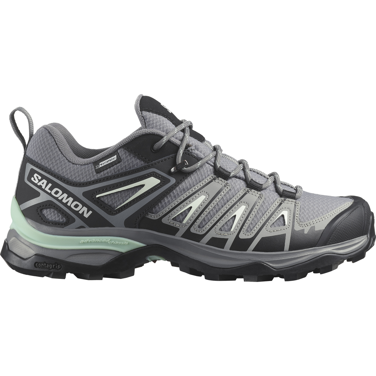 Salomon EXVANTAGE WATERPROOF Femme - Quiet Shade / Sharkskin / Clearly Aqua