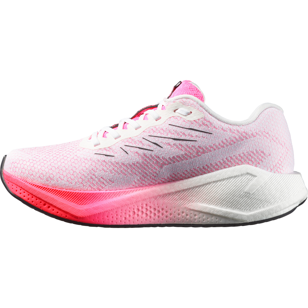 Salomon AERO BLAZE 4 Femme - White / Knockout Pink / Black - vue 3