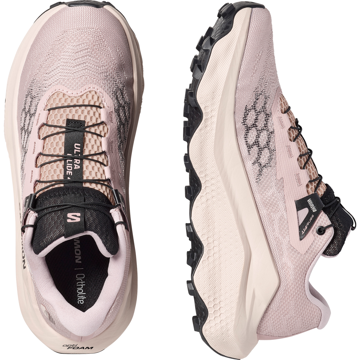 Salomon ULTRA GLIDE 4 Femme - Shadow Gray / Tapioca / Black - vue 2