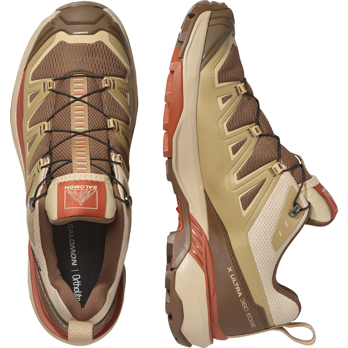 Salomon X ULTRA 360 EDGE GORE-TEX Homme - Dark Earth / Safari / Arabian Spice - vue 2