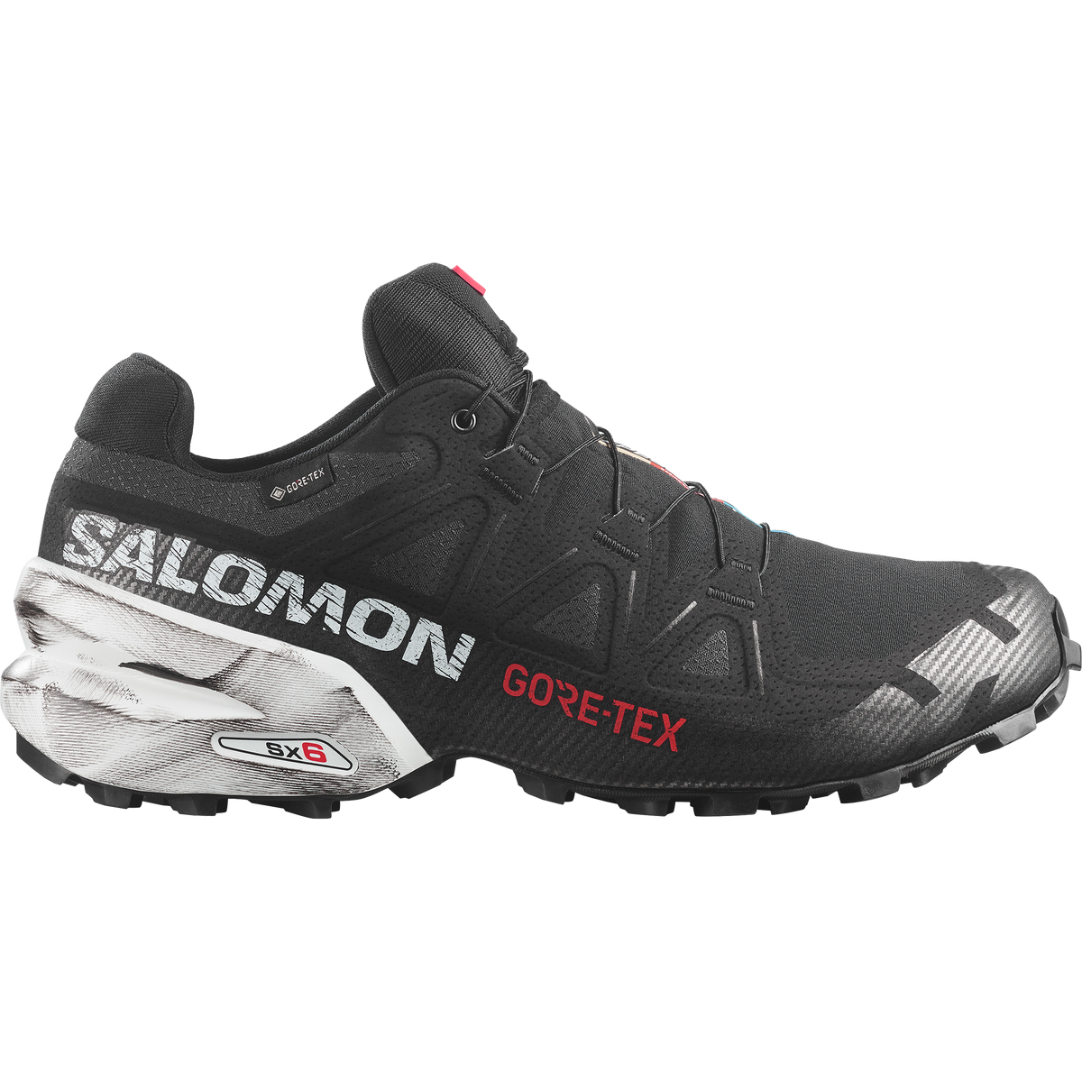Salomon SPEEDCROSS 6 GORE-TEX 20 YEARS Unisexe - Black / White / Fiery Red