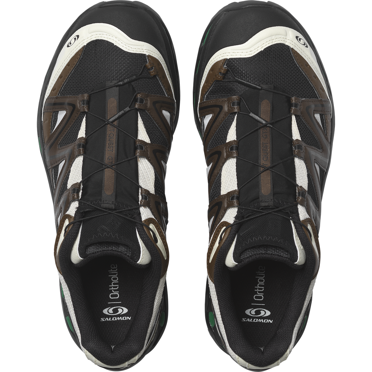 Salomon XT-QUEST GORE-TEX Unisexe - Black / Delicioso / Green Jacket - vue 2