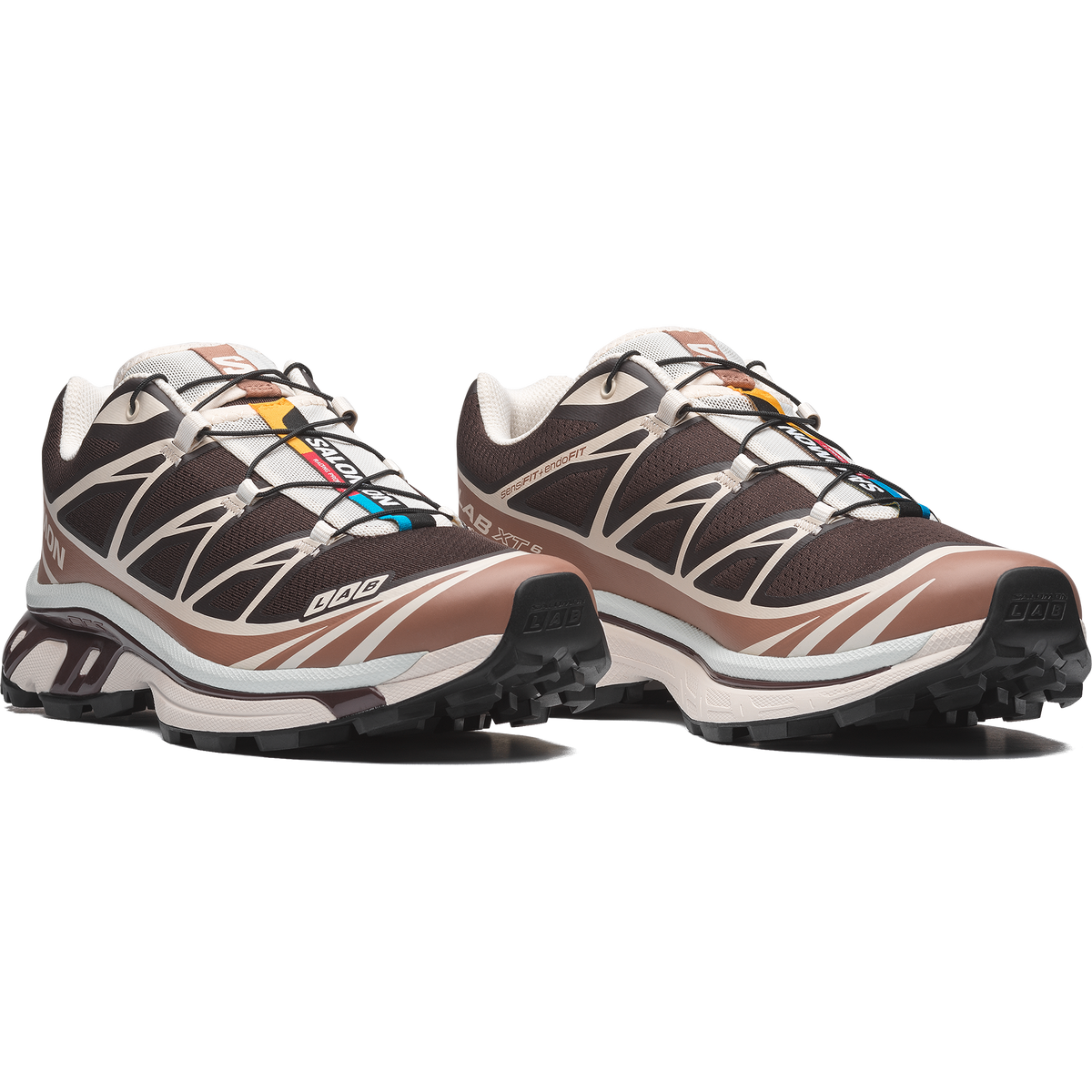 Salomon XT-6 Unisexe - Black Coffee / Burro / Bitter Chocolate - vue 3