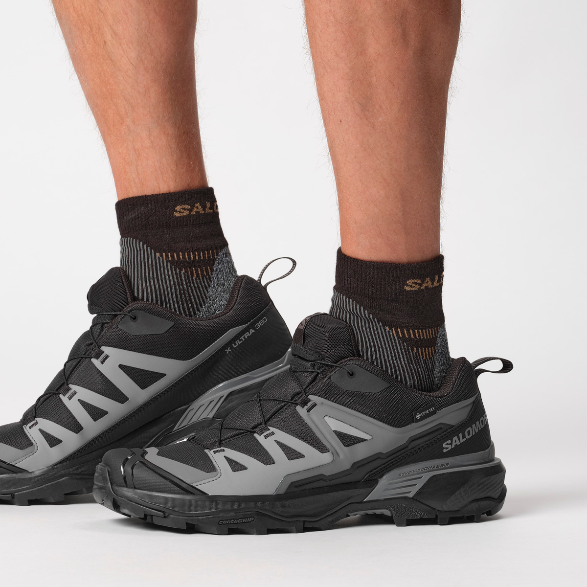 Salomon X ULTRA 360 GORE-TEX Homme - Black / Magnet / Quiet Shade - vue 4