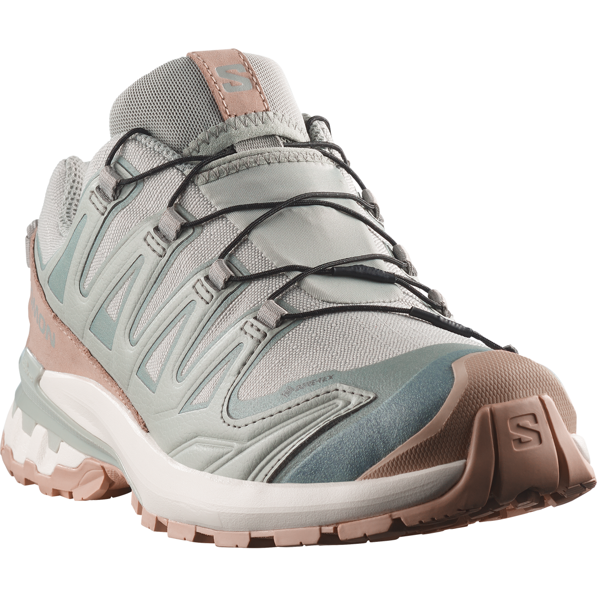 Salomon XA PRO 3D V9 GORE-TEX LIFELONG Femme - Wrought Iron / Oxford Tan / Vanilla Ice - vue 5