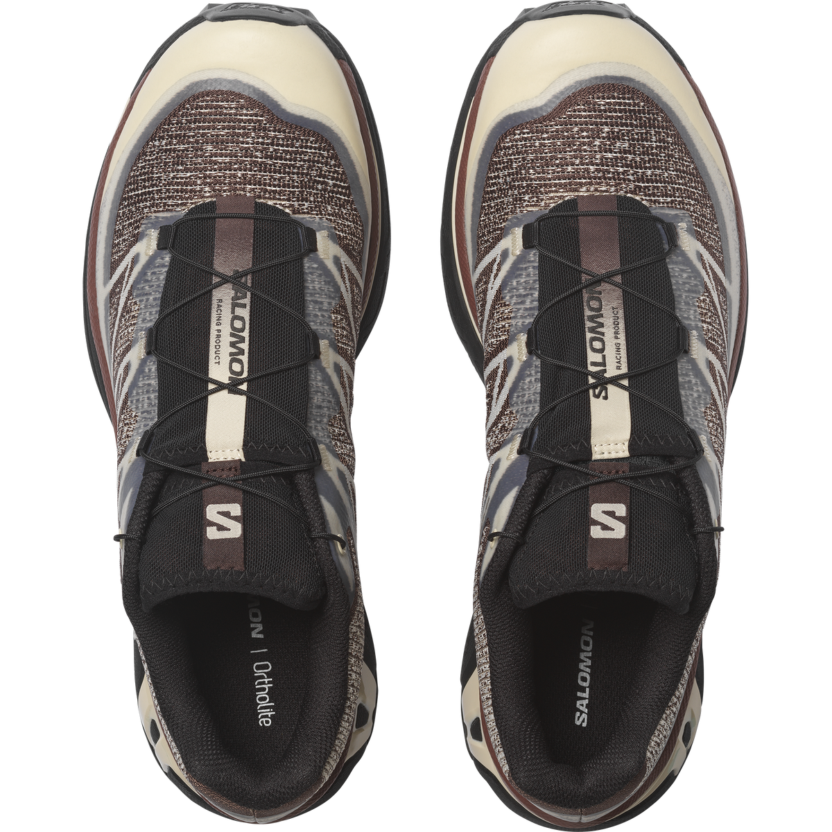 Salomon XT-6 SHADOW Unisexe - Almond Milk / Black Coffee / Bitter Chocolate - vue 2