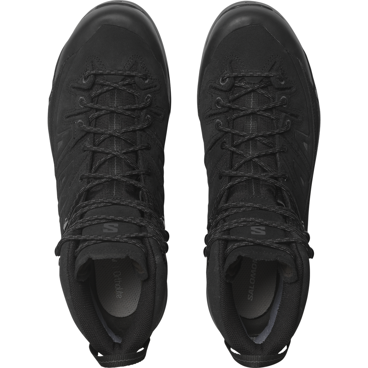 Salomon X-ALP MID LEATHER GORE-TEX Unisexe - Black / Black / Asphalt - vue 3