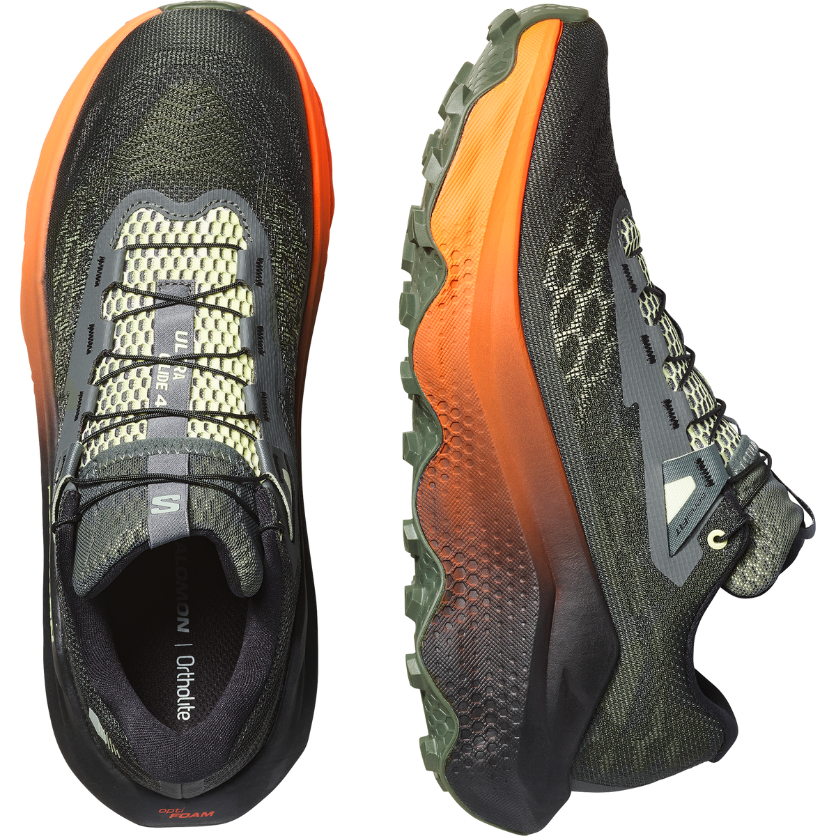 Salomon ULTRA GLIDE 4 Homme - Urban Chic / Black / Lime Cream - vue 2