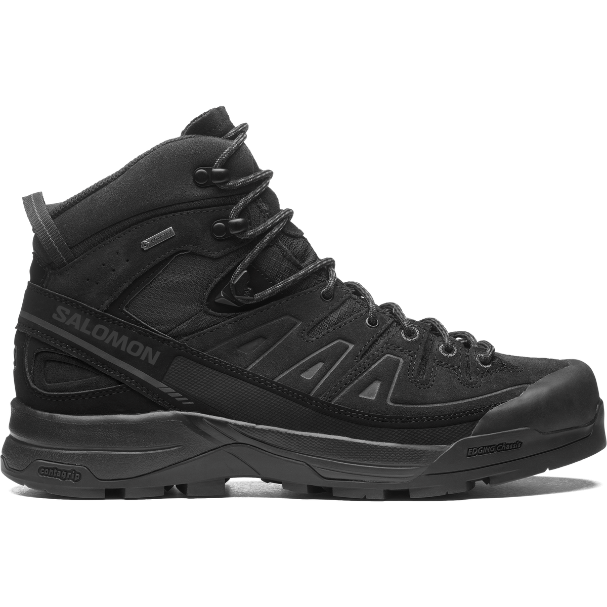 Salomon X-ALP MID LEATHER GORE-TEX Unisexe - Black / Black / Asphalt