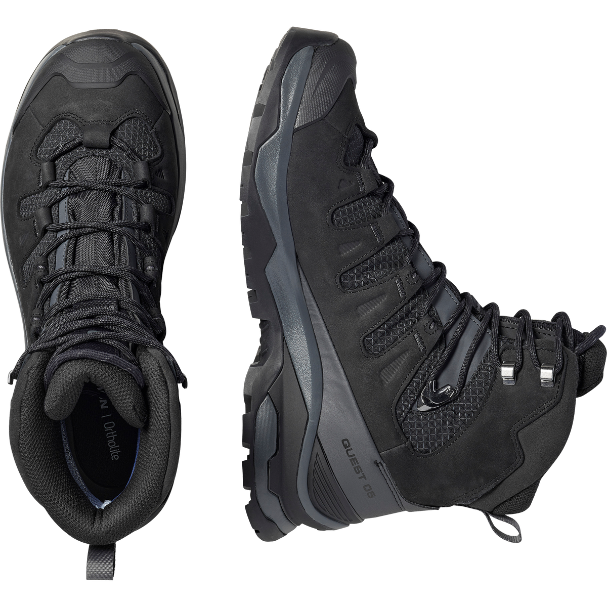 Salomon QUEST 5 GORE TEX Homme - Asphalt / Black / Asphalt - vue 2