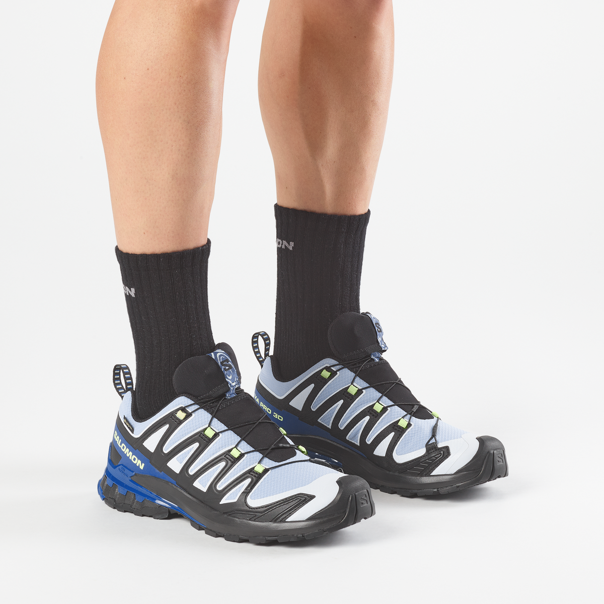Salomon XA PRO 3D V9 GORE-TEX STORM Homme - Black / Brunnera Blue / Surf The Web - vue 5