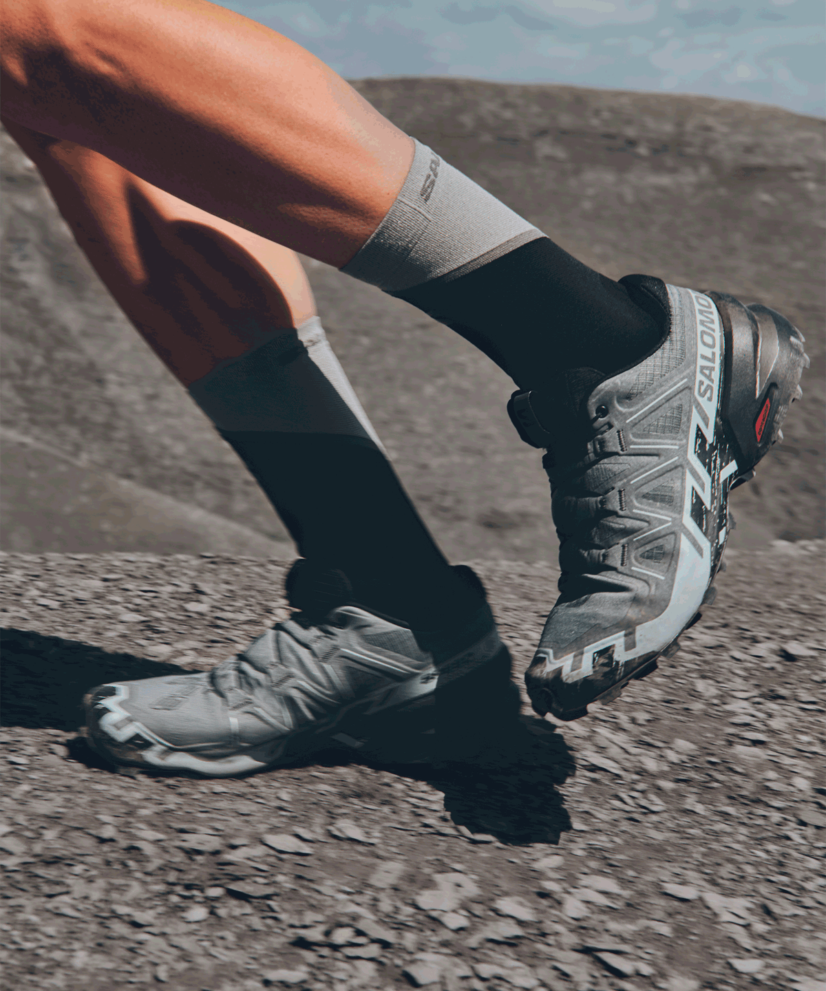 Salomon SPEEDCROSS 6 Homme - Quiet Shade / Black / Pearl Blue - vue 3