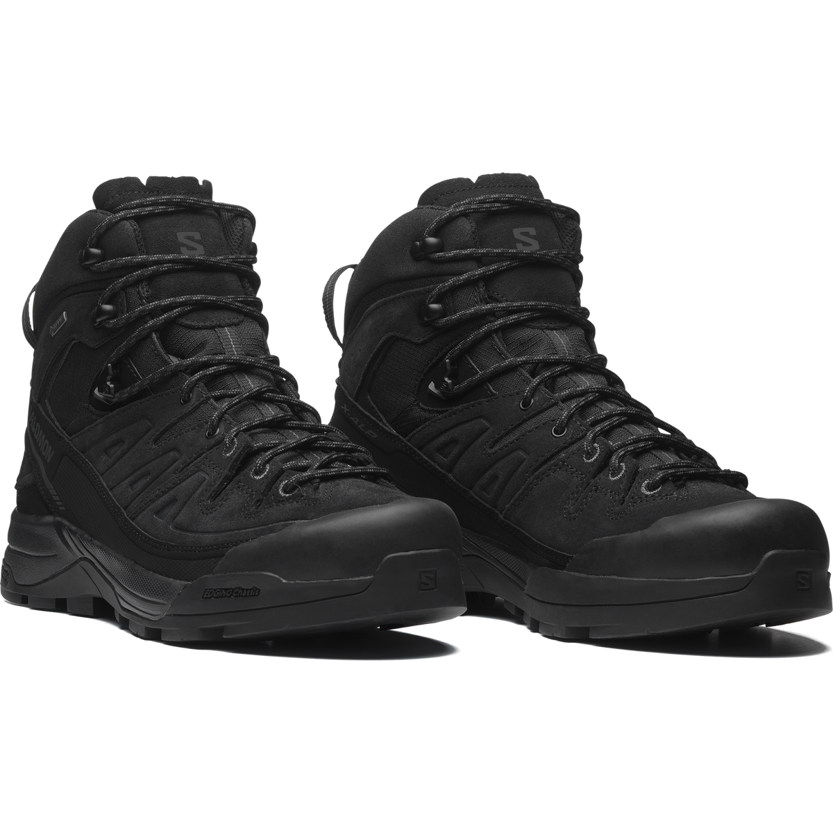 Salomon X-ALP MID LEATHER GORE-TEX Unisexe - Black / Black / Asphalt - vue 4