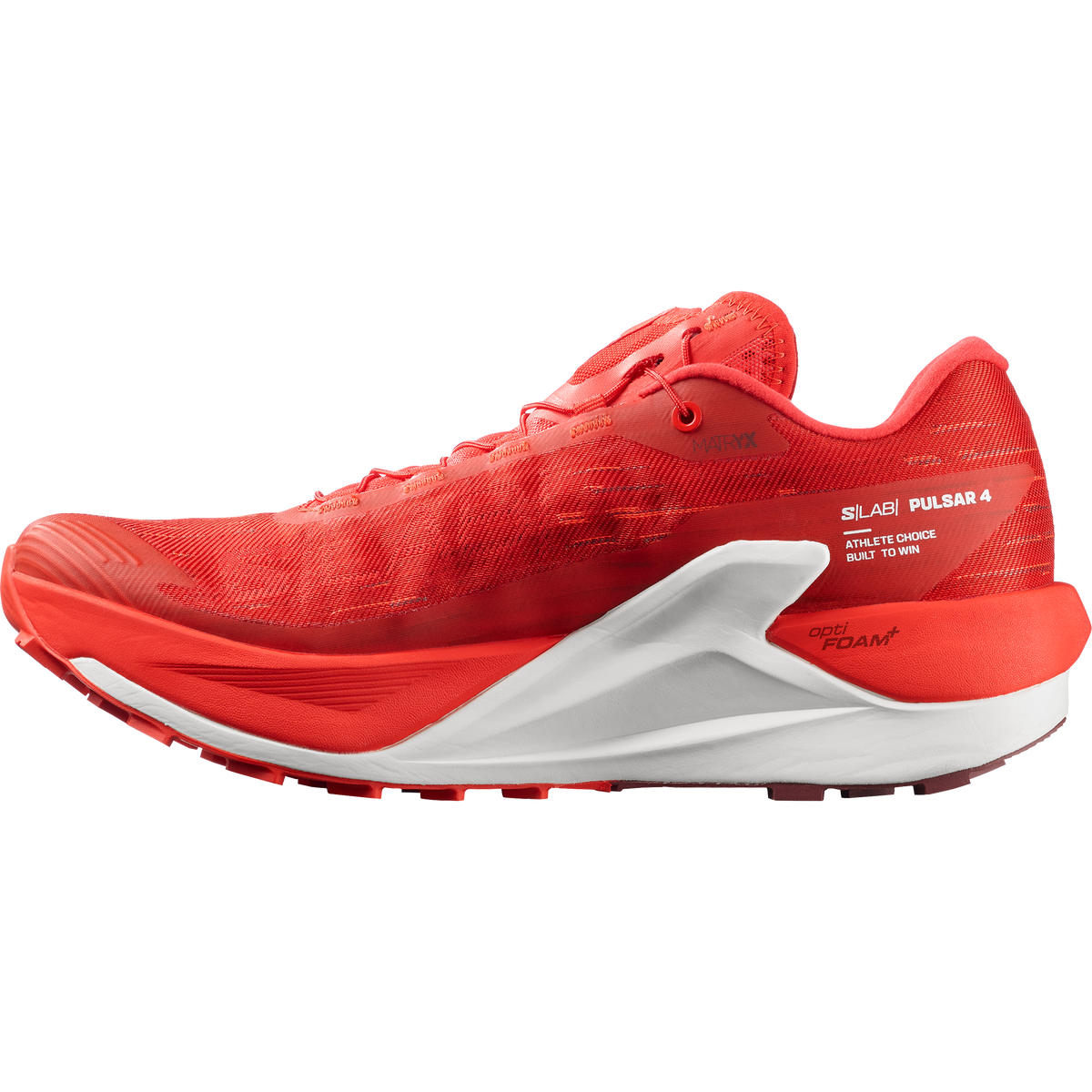 Salomon S/LAB PULSAR 4 Unisexe - Fiery Red / Vanilla Ice / Andorra - vue 4