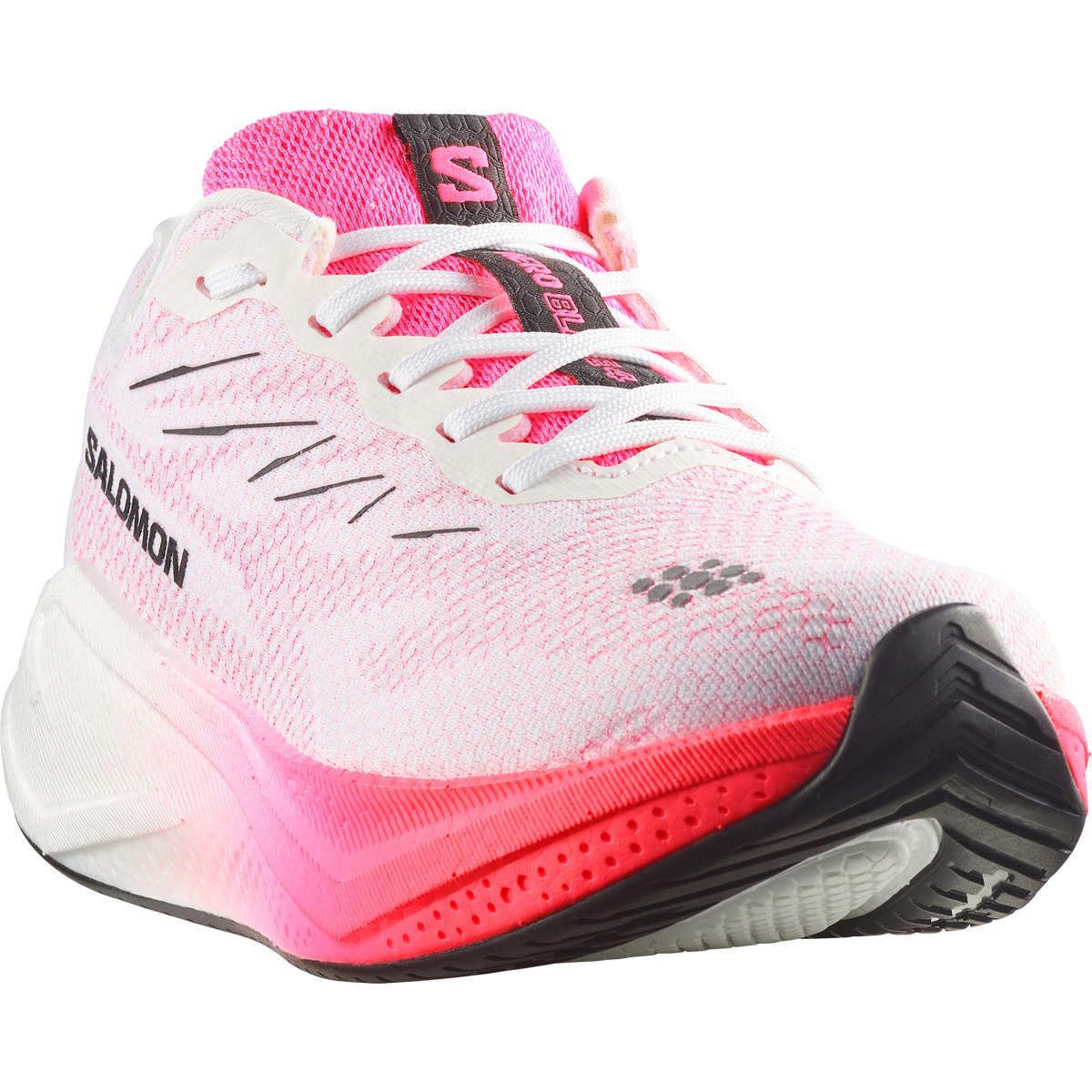 Salomon AERO BLAZE 4 Femme - White / Knockout Pink / Black - vue 5