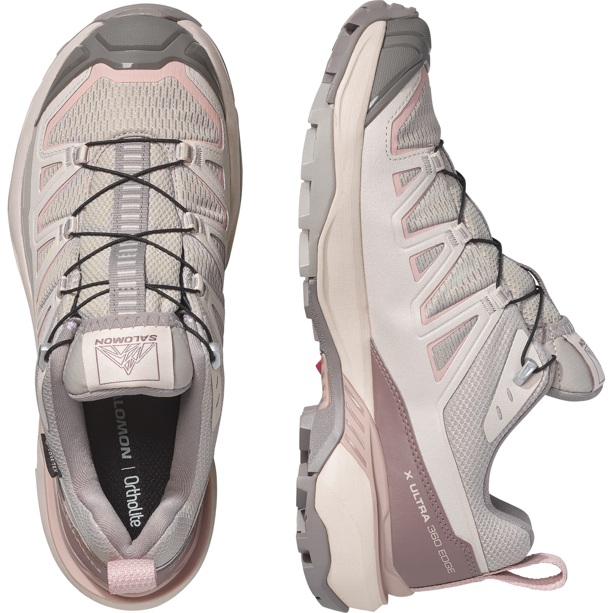 Salomon X ULTRA 360 EDGE GORE-TEX Femme - Cloudburst / Paloma / Shadow Gray - vue 2